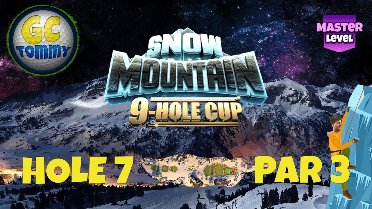 Master QR Hole 7 Par 3 HIO Snow Mountain 9 Hole Cup Golf Clash