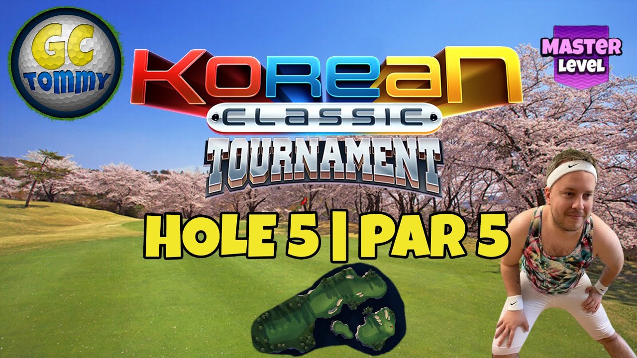 Master Qr Hole Par Alba Korean Classic Tournament Golf