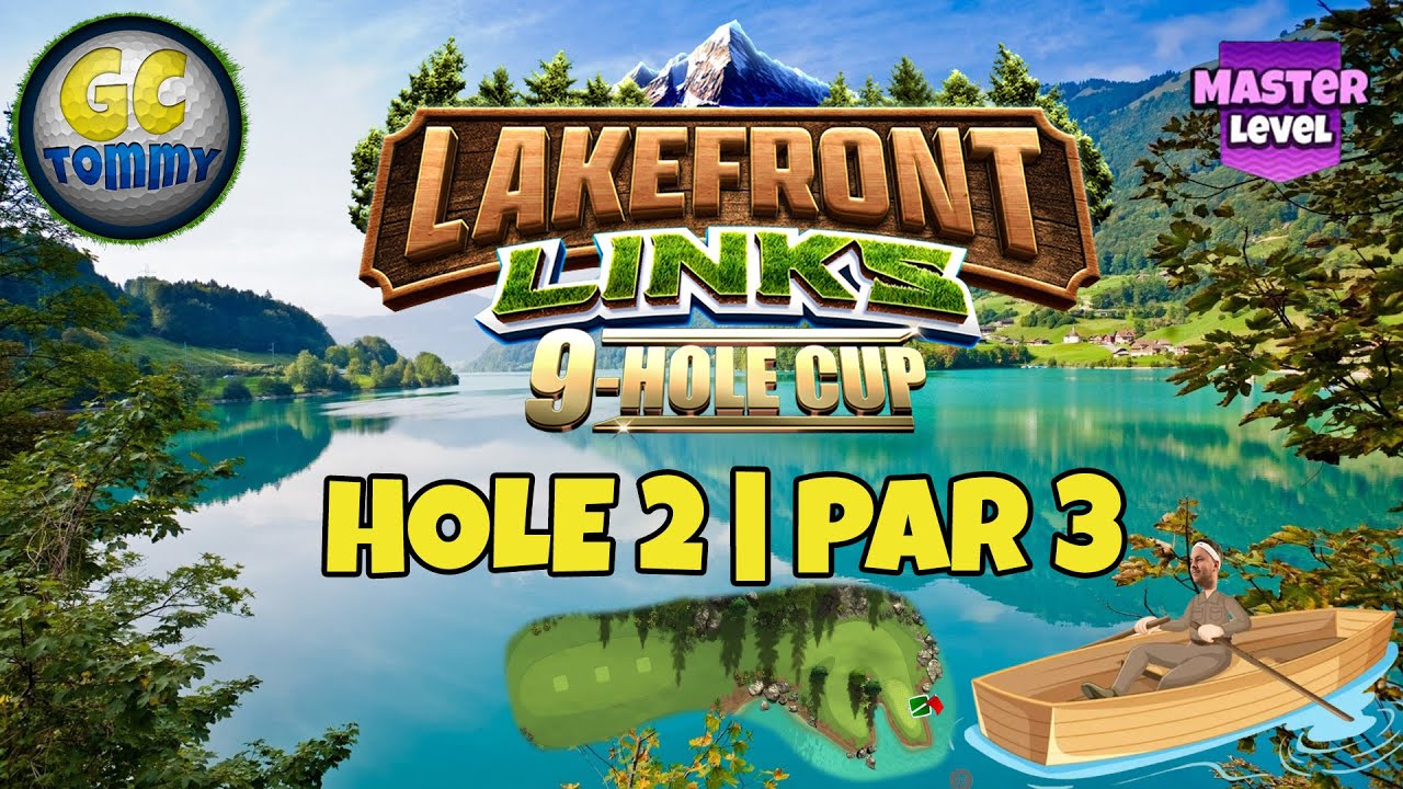 Master QR Hole 2 Par 3 HIO Lakefront Links 9 Hole Cup Golf