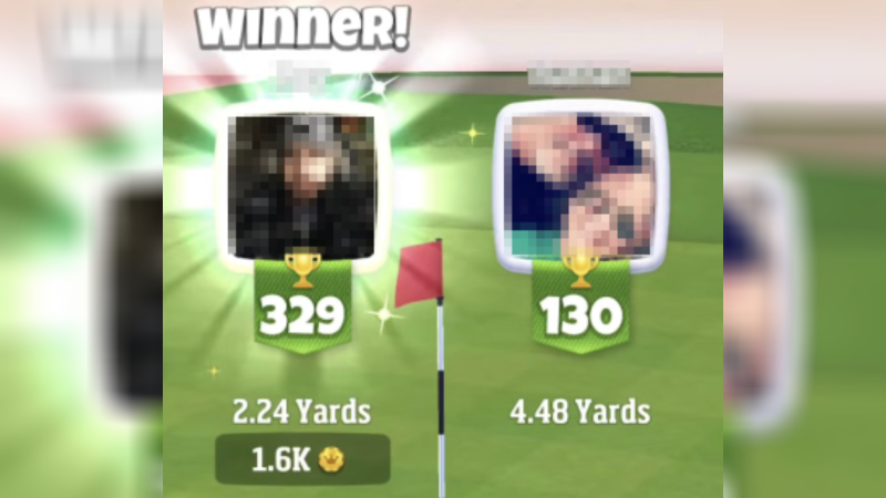 winning a tour in golf clash to get coins