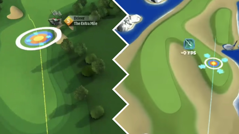 golf clash accuracy difference