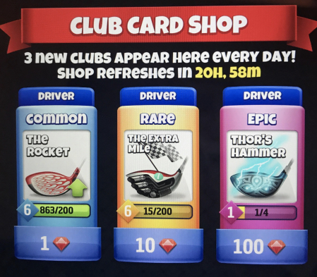 how to spend gems in golf clash