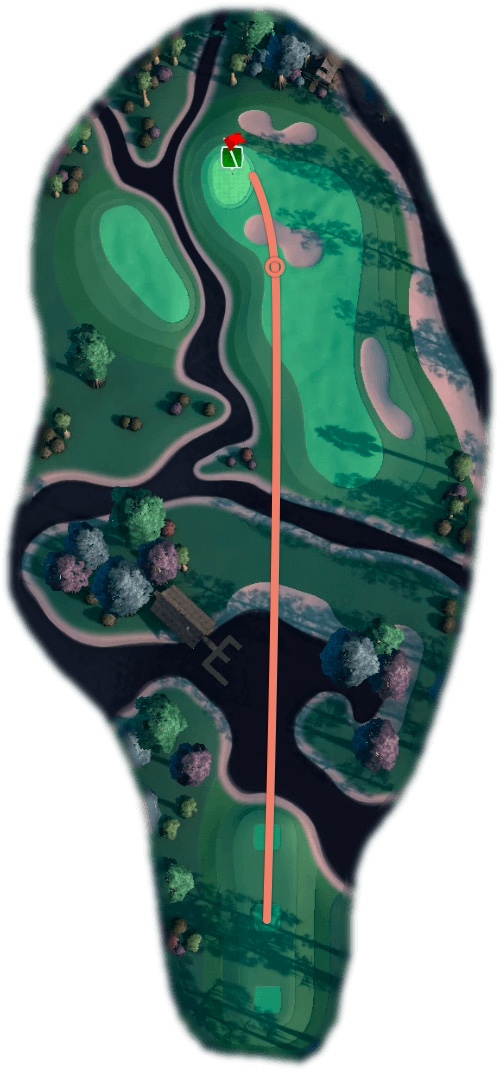 golf clash monter marsh tournament text guide - hole 4