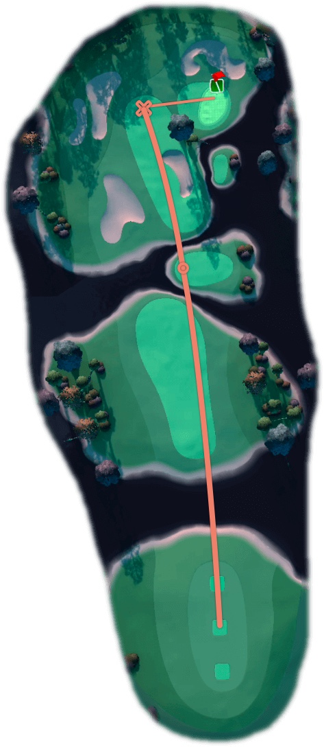 golf clash monter marsh tournament text guide - hole 7