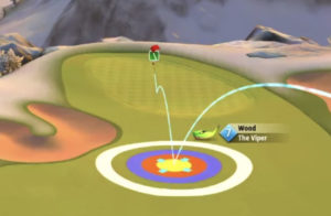 golf clash christmas tournament hole 2 grünberg slopes shot 2