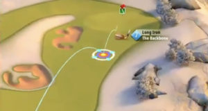 golf clash christmas tournament hole 4 grünberg slopes shot 2