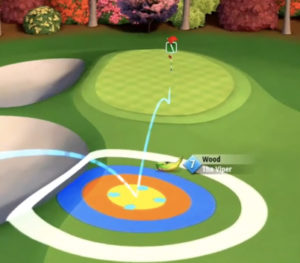 golf clash 3rd anniversary tournament hole 2 southern pines second shot