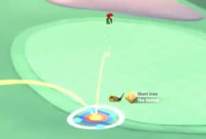 golf clash touchdown tournament text guide sunshine glades hole 7 second shot