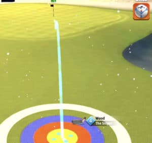 golf clash winter major tournament text guide shiruba springs hole 1 second shot