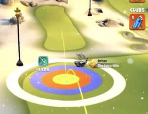 golf clash winter major tournament text guide shiruba springs hole 5 drive