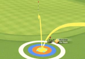 golf clash st patricks day tournament text guide glenmonarch estate hole 5 second shot