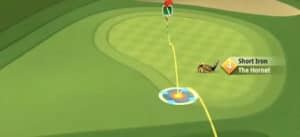 golf clash st patricks day tournament text guide glenmonarch estate hole 7 second shot