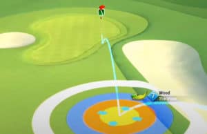 golf clash coast to coast tournament text guide juniper point hole 6 seecond shot