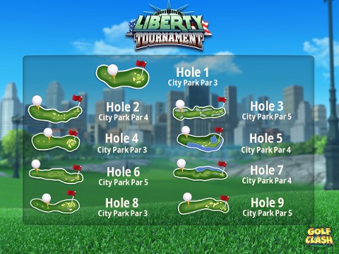 golf clash liberty tournament all holes