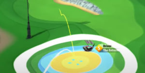 golf clash liberty tournament text guide hole 7 drive