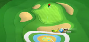 golf clash liberty tournament text guide hole 7 second shot