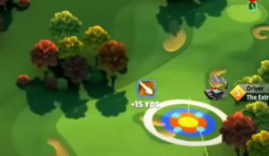 golf clash vineyard acres 9 hole cup text guides hole 1 drive