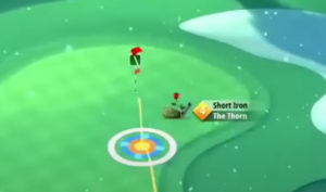 golf clash euro champions tournament text guides hole 5 second shot