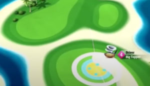 golf clash oasis 9 hole cup tournament walkthrough hole 9 drive