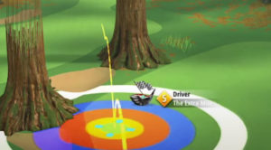 golf clash redwood cup tournament text guide sequioa creek hole 5 drive