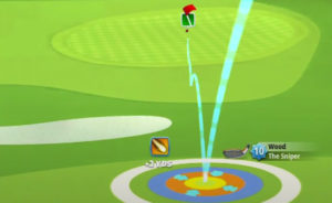 golf clash highlands tournament text guides greenoch point hole 3 second shot