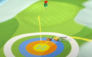 golf clash highlands tournament text guides greenoch point hole 4 second shot