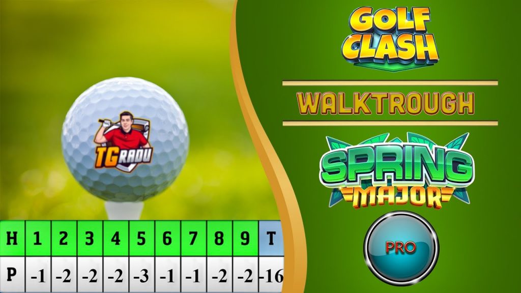 Golf Clash Spring Major Tournament Pro 16 Guide Golf Clash Boss
