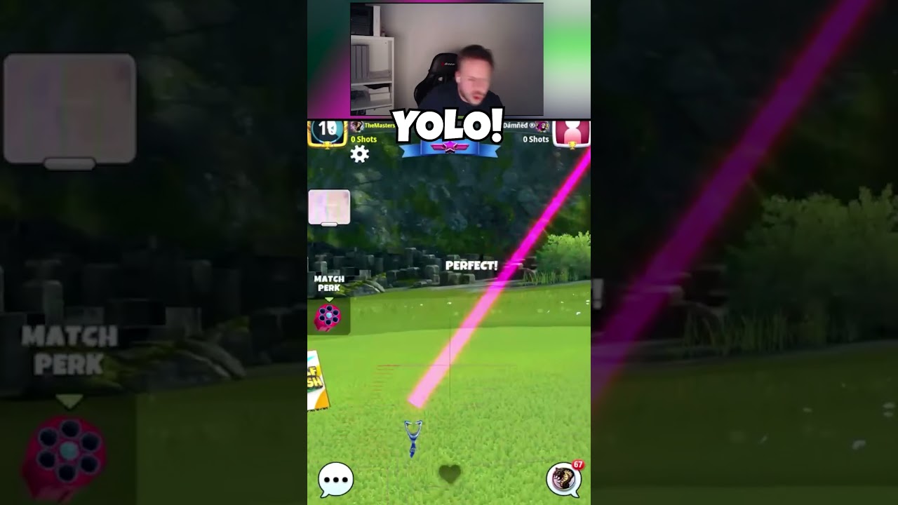 High risk….High reward #gaming #golf #golfclash #golfclashtommy