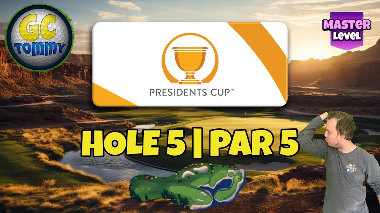 Master, QR Hole 5 - Par 5, ALBA - Presidents Cup, *Golf Clash Guide*